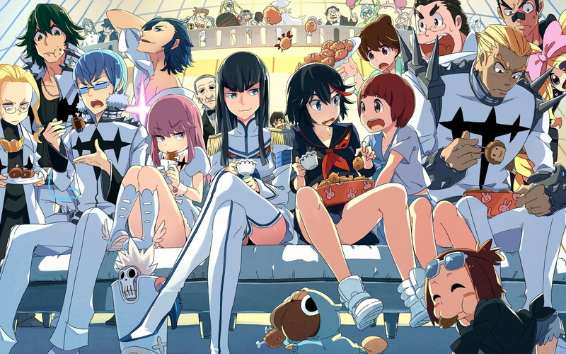 1080P, Kill la Kill, Matoi Ryuuko, Kiryuin Satsuki, Jakuzure Nonon