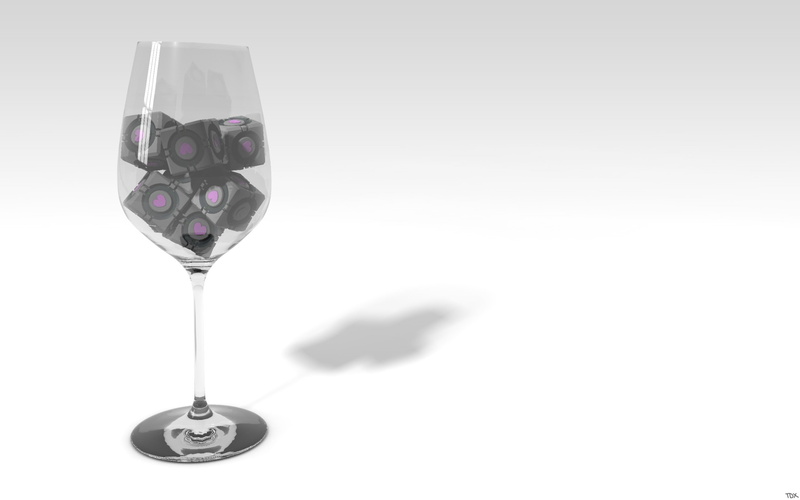 portal, 2K, glass, cube, video games, companion, hd