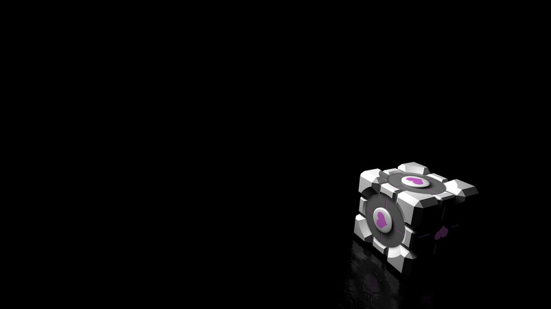 companion cube, hd, companion, cube, 1080P