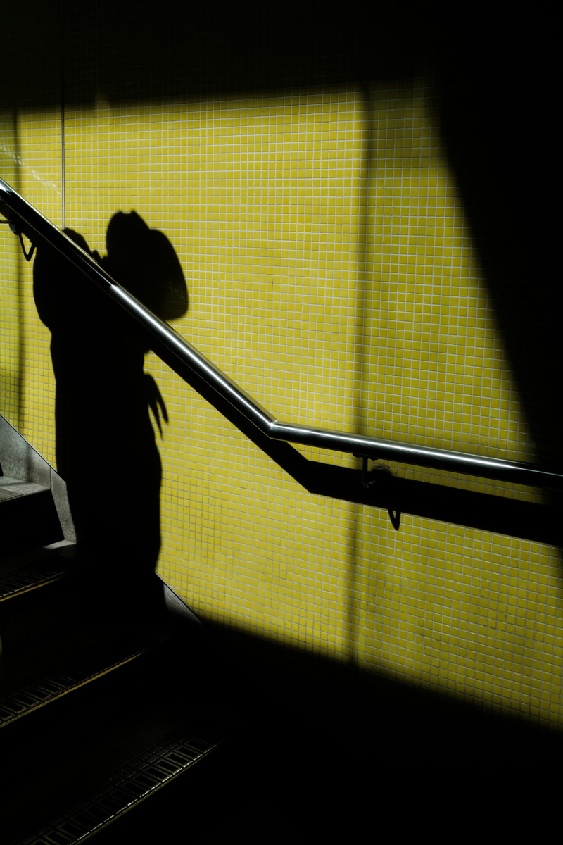 insect, invertebrate, london, unrecognizable person, nature, handrail, banister, sunlight, 4K, animal, yellow, fingers, cricket insect, street, walking