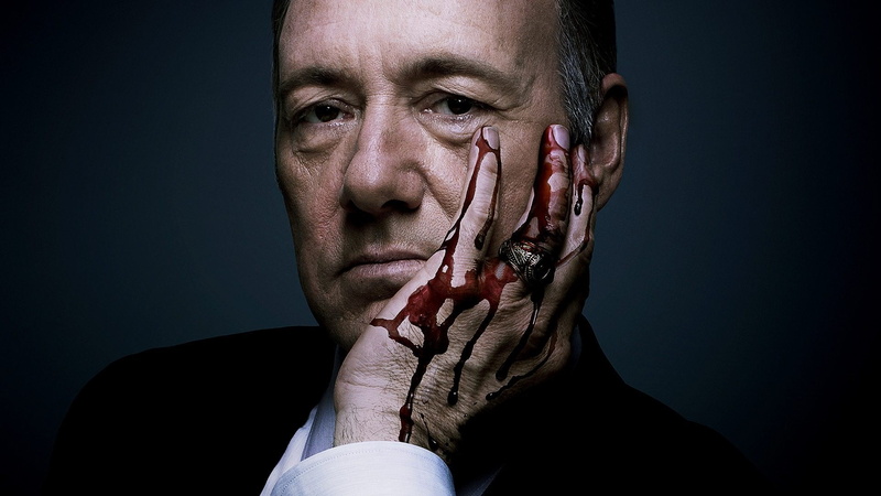 aggression, indoors, close-up, horror, men, emotion, fear, adult, human face, black background, sadness, human hand, house of cards, hand, human blood