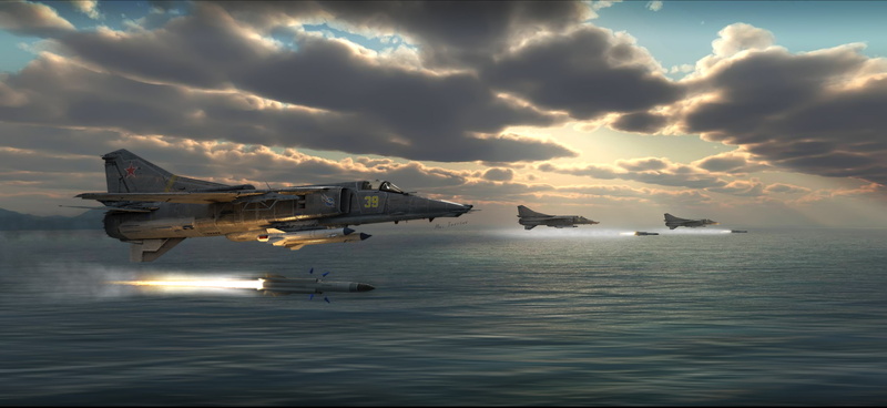 supersonic, mid-air, fighter Plane, air, horizon over water, plane, no people, gray, air Vehicle, travel, flying, nature, war, horizon, missiles, transportation