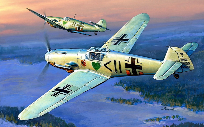 Jagdgeschwader 54, 1080P, Luftwaffe, Messerschmitt, speed, captain Hans Philip, side view, mode of Transport, navy, power, hauptmann Hans Philipp, Me-109