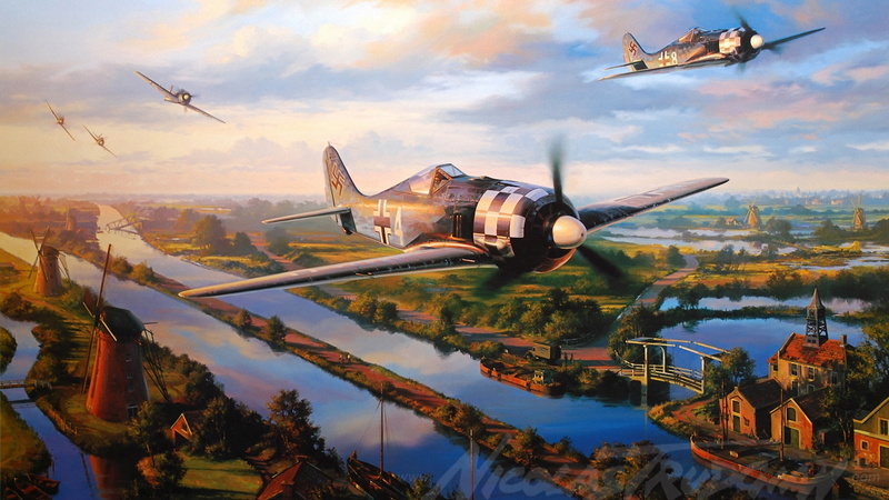 War, 1080P, Dogfight, Art, Drawing, Aircraft