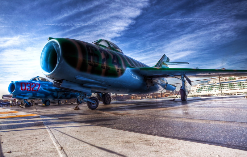 Aviation, 4K, 0327, Nose, fighter, The plane, The sky, Mikoyan, Fagot, The MiG-15, 624, Wings, Gurevich