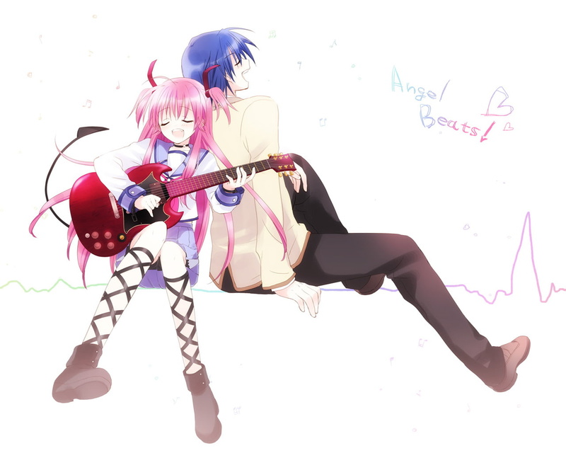 720P, Angel Beats!, Hinata Hideki, Yui (Angel Beats!), Anime