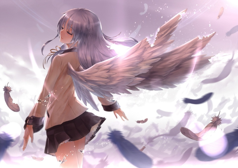 beats, art, tachibana, angel beats, hot, anime, angel, x, 1080P, Tachibana Kanade, kanade, hd