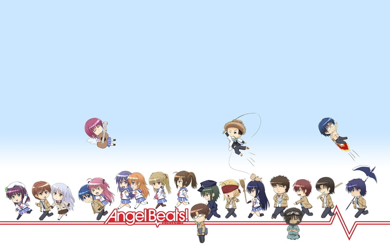 Miyuki Irie, Ayato Naoi, Yuzuru Otonashi, 1080P, Shiori Sekine, Shiina (Angel Beats!), Fujimaki (Angel Beats!), Yuri Nakamura, Noda (Angel Beats!), Kanade Tachibana