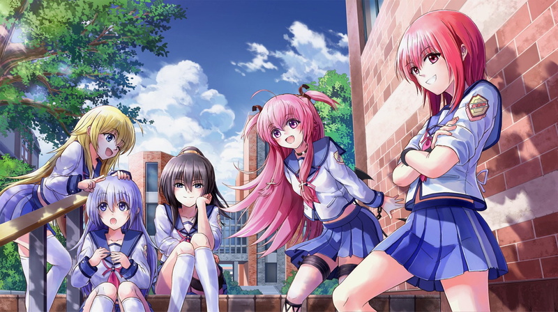 1080P, Anime, Yui (Angel Beats!), outdoors, offspring, boys, child, fun, friendship, Miyuki Irie, innocence, females, Angel Beats!, three quarter length