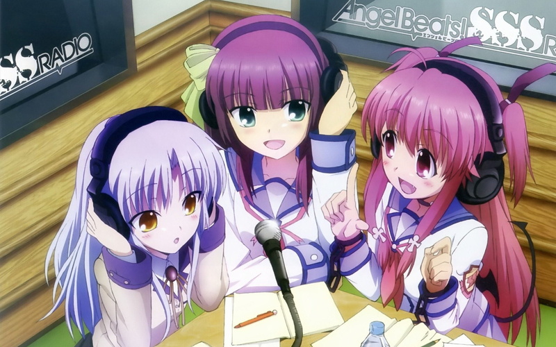 Yui (Angel Beats!), 1080P, Kanade Tachibana, Yuri Nakamura, Angel Beats!, Anime