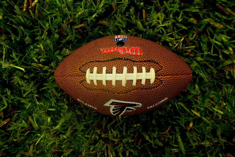 4K, outdoors, american football - sport, high angle view, nature, sportVarious, land, day, single object, green color, nfl, american football - ball, plant
