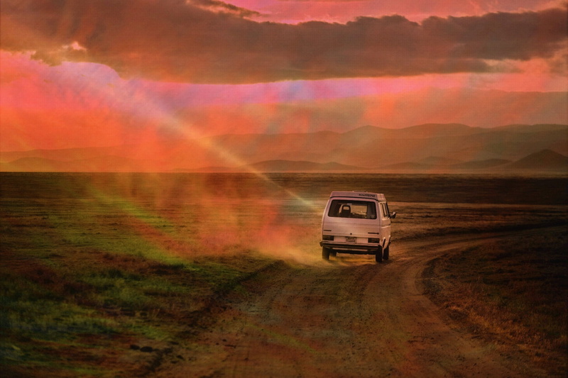 auto, sports Utility Vehicle, rural Scene, driving, landscape, land, sunrise, sky, scenics - nature, runway, road, loneliness, auto slope, wasteland, away