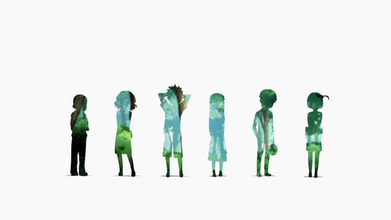 standing, group of people, people, panoramic, young men, young adult, white background, full length, copy space, togetherness, sea, teamwork, Ano Hi Mita Hana no Namae wo Bokutachi wa Mada Shiranai