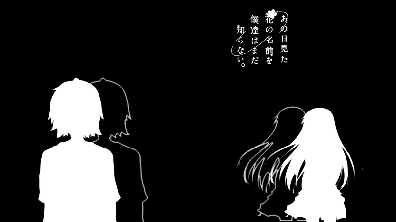 real people, Ano Hi Mita Hana no Namae wo Bokutachi wa Mada Shiranai, anime, text, adult, rear view, people, communication, 1080P, waist up, representation