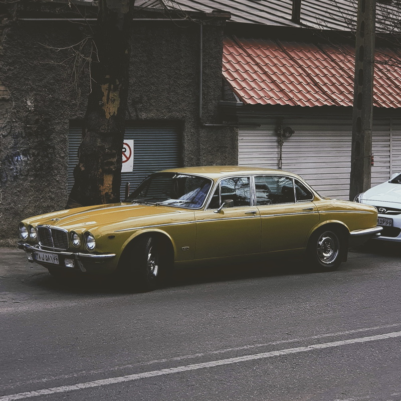 grille, building, car, tehran, faded, car background, street, classic, retro styled, building exterior, side, concrete, sedan, motor vehicle, dark, iran
