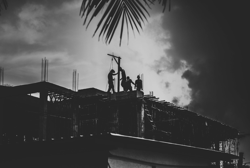 nature, saber, 1080P, architecture, mayday, sky, day, outdoors, building exterior, group of people, real people, men, industry, construction is up every day