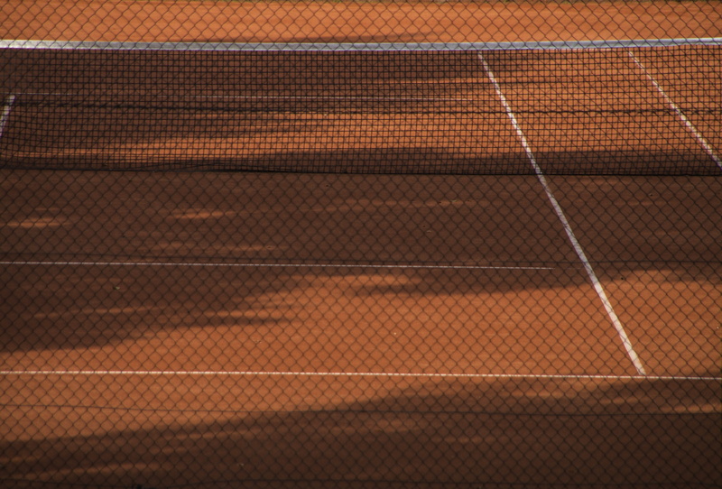near, 4K, play, net, brown, Sport, Clay Court, Tennis Court, surface, day, within, fitness, textured, black, ball sports, court, no people, tennis net