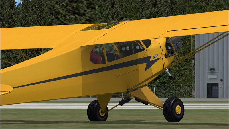 plane, cub, 1080P, aircraft planes, piper, prop, yellow