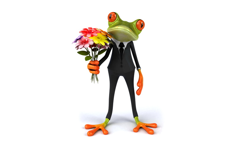 humor, elegant, plant, cartoon, illustration, 4K, full length, animal, flower head, standing, indoors, business, one person, white Background, flowering plant