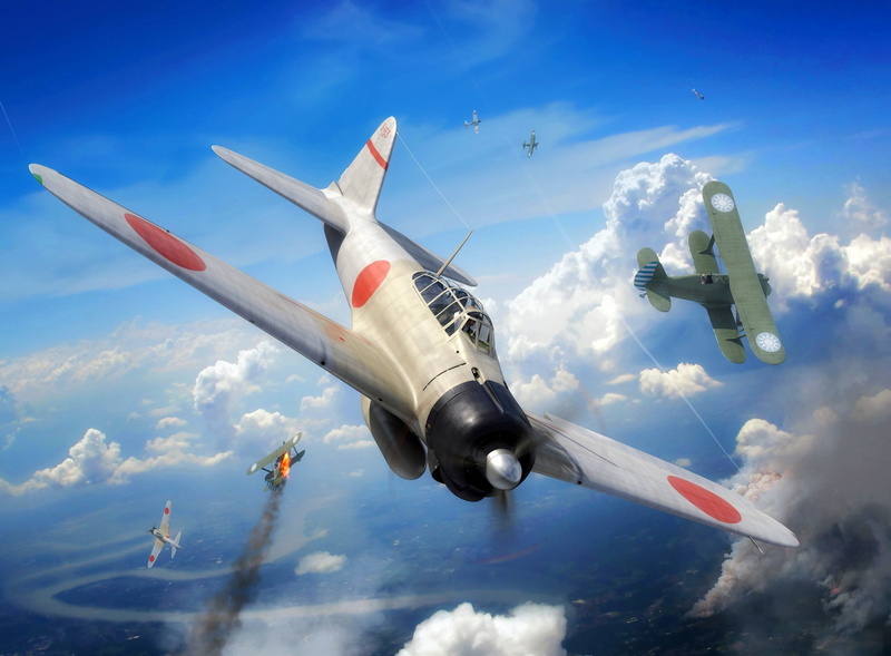 A6M2 Zero, Of the air force of the Kuomintang, Radial engine, 2K, A6M Reisen, -15