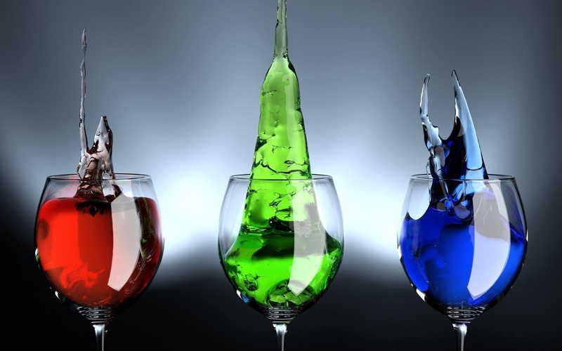 mixing, drink, footed, wine, whiskey, blue, alcohol, refreshment, green color, food and drink, yellow, studio shot, no People, drinks, single Object, cocktail