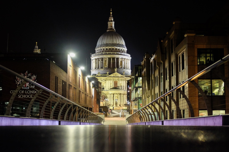 railing, dome, architecture, steeple, building exterior, travel, city, st.pauls, millenium bridge, bridge, st pauls cathedral (stop sj), building, belief