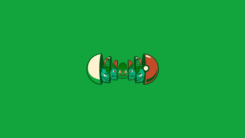 green, 1080P, poke, cartoon/comic, pokemon, venusaur, doll, hd, nesting, bulbasaur, ivysaur, ball