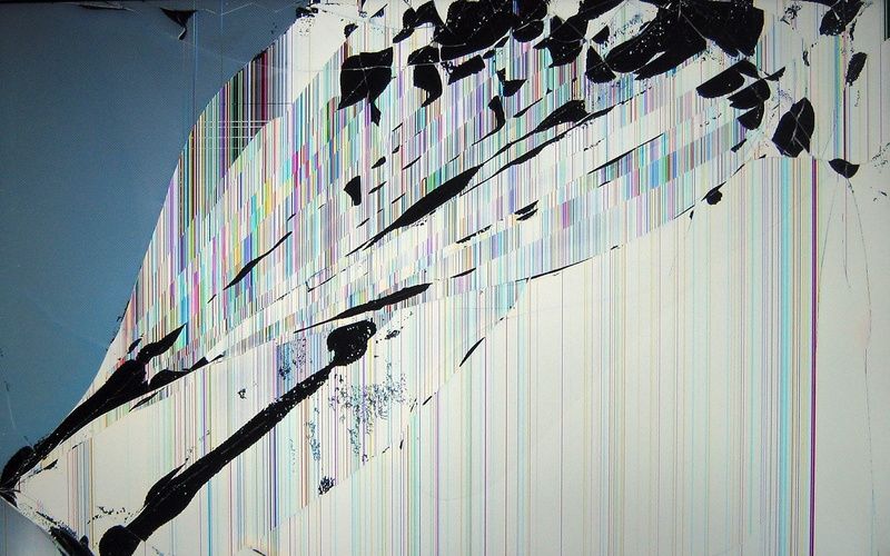 cracked screen, 720P