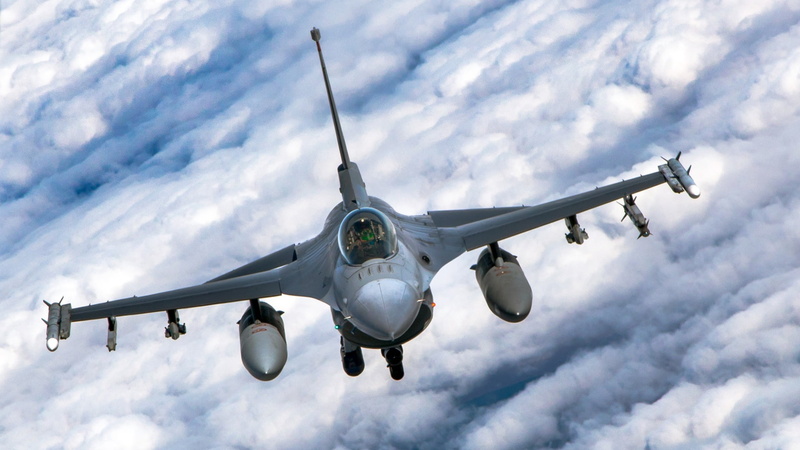 Jet Fighter, 1080P, Aircraft, Warplane, General Dynamics F-16 Fighting Falcon, Jet Fighters
