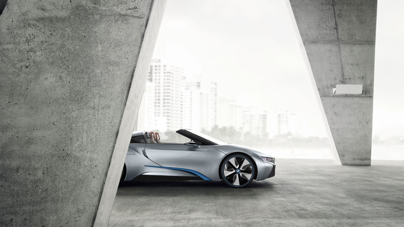 vehicle, silver cars, BMW, 1080P, car, BMW i8