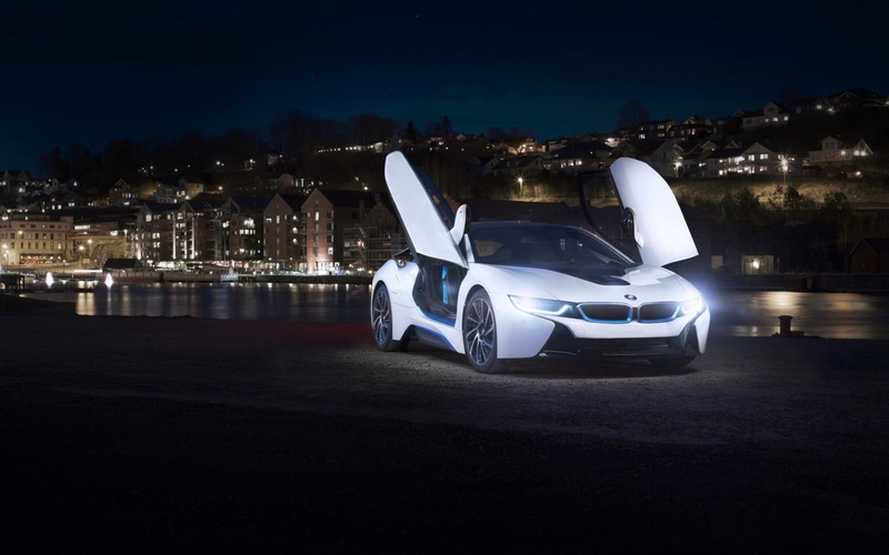 concept, bmw, 720P, BMW I8, white