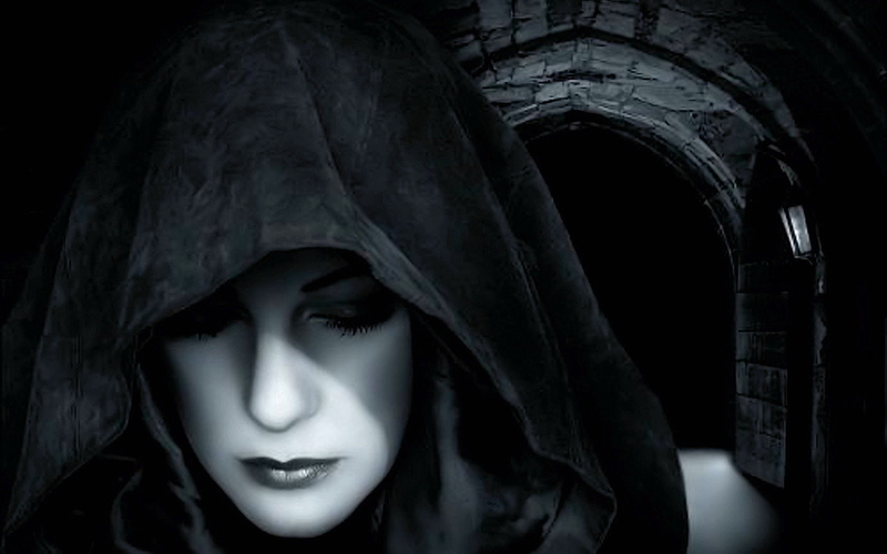 people, hd, goth, dark, sad, 720P, art, girl