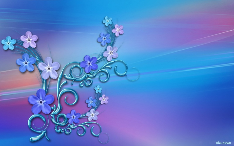 flower, motion, 1080P, studio shot, biochemistry, blue, science, connection, molecular structure, blue background, colored background, no people, biology