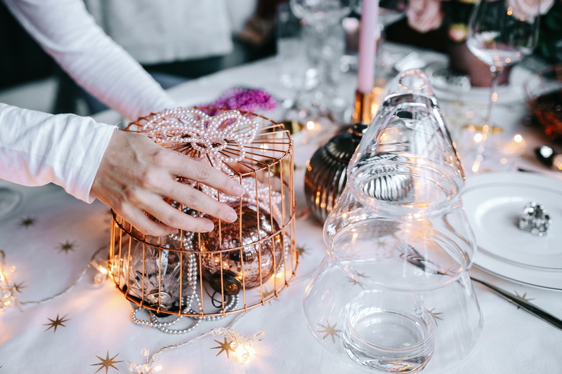 food, human body part, candle, red roses, 4K, household equipment, Table, event, decorating, celebration, Christmas, luxury, crockery, holding, women