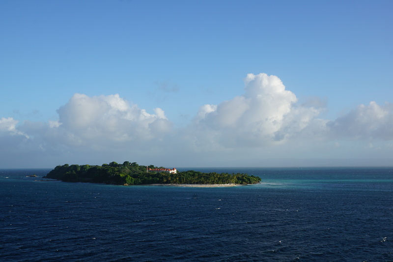 sea, water, scenics - nature, no people, horizon, tree, cloud - sky, tranquility, caribbean, horizon over water, idyllic, land, waterfront, day, tranquil scene