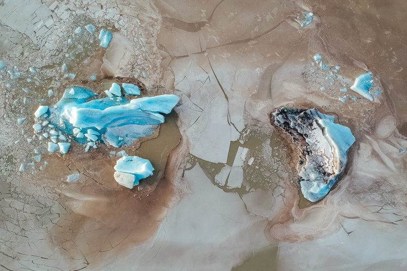 close-up, broken, misfortune, nature, directly above, destruction, blue, frozen, winter, snow, photography, rock, ice, no people, shattered glass, sand
