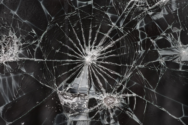 crack, glass, psychedelic, bokeh, abstract, pattern, 4K, window, shattered, broken