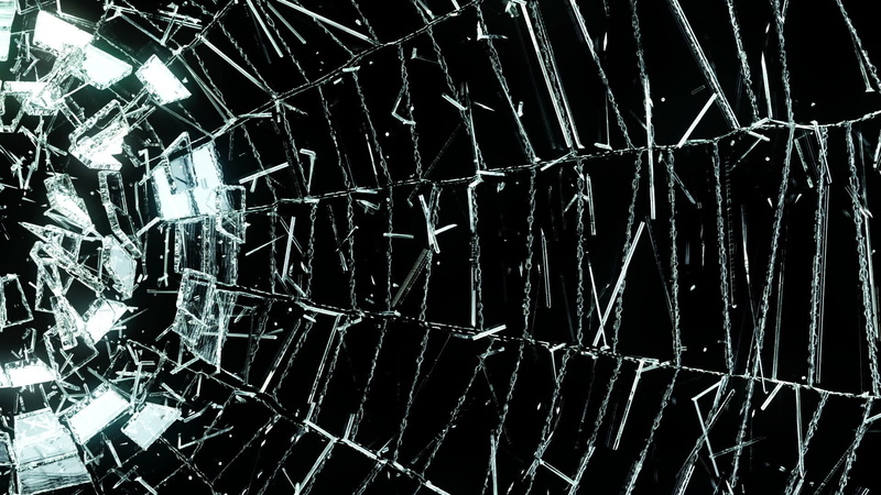1080P, Crack, window, abstract, glass, psychedelic, Broken, bokeh, Shattered, pattern