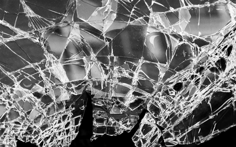 psychedelic, window, shattered, crack, broken, glass, bokeh, abstract, pattern, 1080P