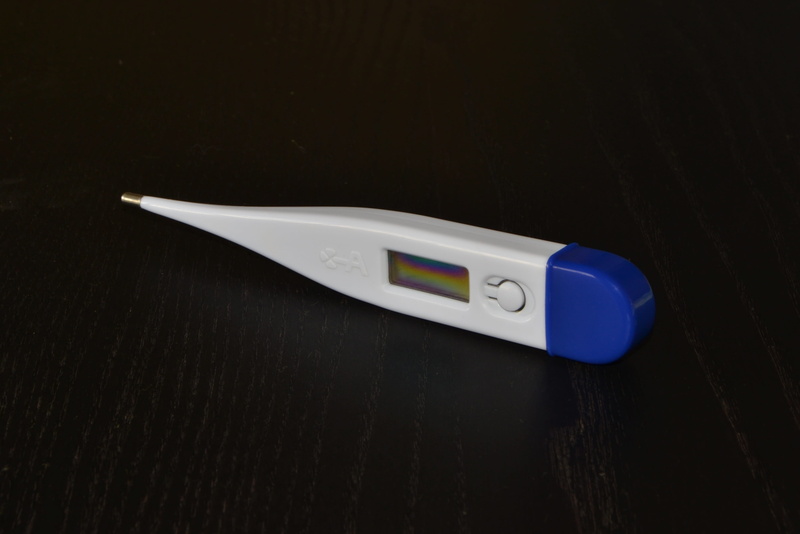 indoors, illuminated, degrees, healthcare and medicine, pharmacy, Digital Thermometer, outdoors, white, digital, still life, studio shot, equipment, no people