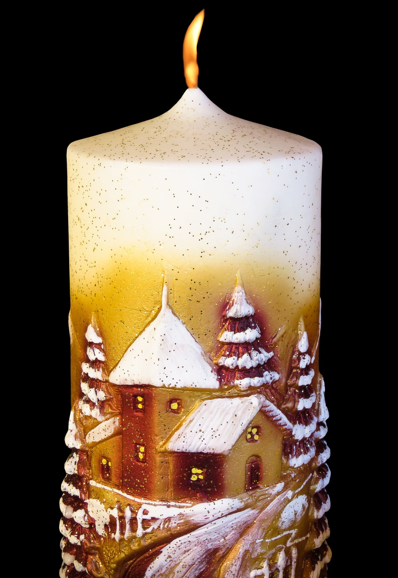 close-up, before christmas, studio shot, christmas candle, wick, glass - material, illuminated, advent candle, advent, light, candle, candlelight, transparent