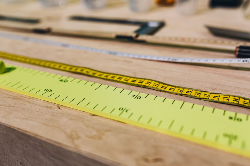 industry, number, close, indoors, calculate, no people, mathematics, equipment, closeup, centimeter, yellow, maths, selective focus, instrument of Measurement