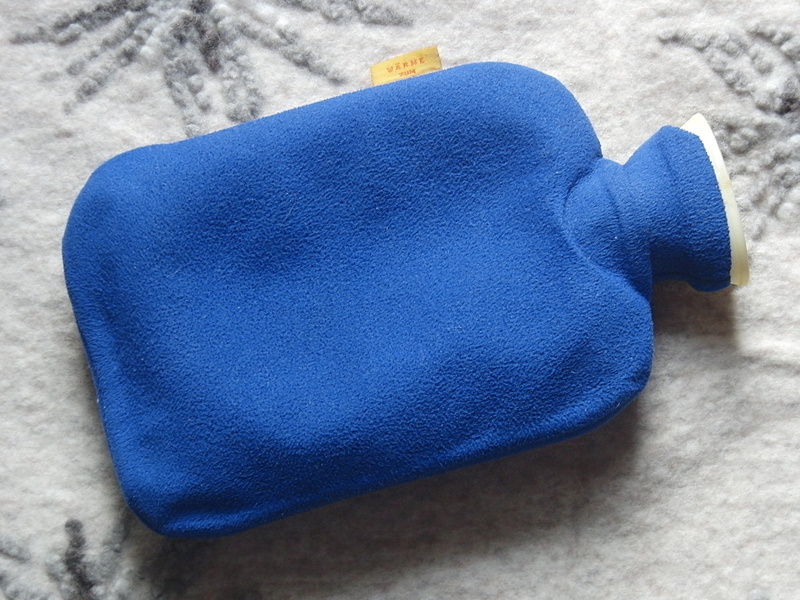 relaxation, Hot Water Bottle, jeans, rest, table, two objects, bed bottle, Warm, protection, security, cozy warm, winter, cold, close-up, still life, get well soon