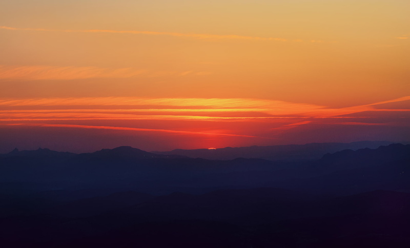 sunset, Brazil, Lena Lopes рhotography, 1080P, Minas Gerais, the sun, the sky, fire, valley