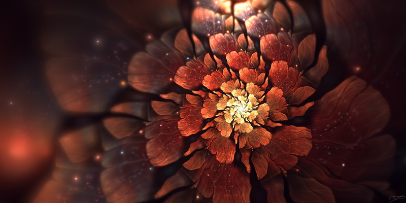 abstract, Recursion, Infinte, Fractal, Fractal Flowers, cgi, Blurred, digital art, geometry, 2K