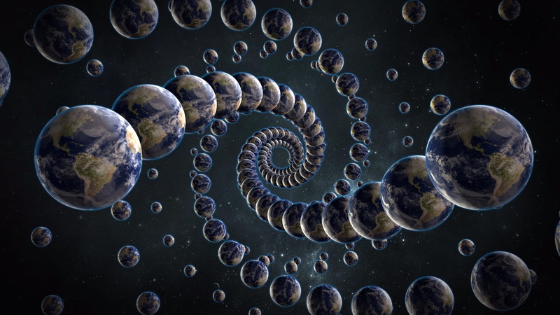Earth, Spiral, galaxy, 1080P, universe, Fractal, Infinte, world, space