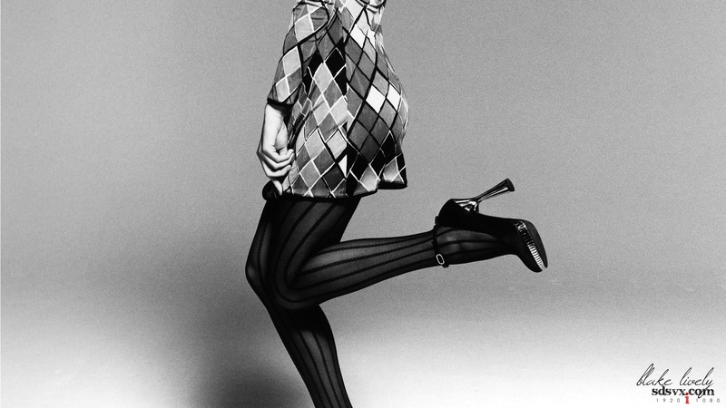 monochrome, Blake Lively, dress, outdoors, celebrity, creativity, 1080P, stilettos, leather, built structure, day, black, building exterior, legs, low angle view