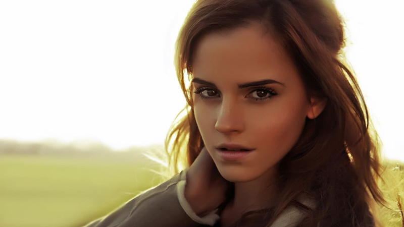 beautiful woman, teenager, brown hair, sunlight, actress, long hair, hairstyle, portrait, hair, women, looking at viewer, looking at camera, young women