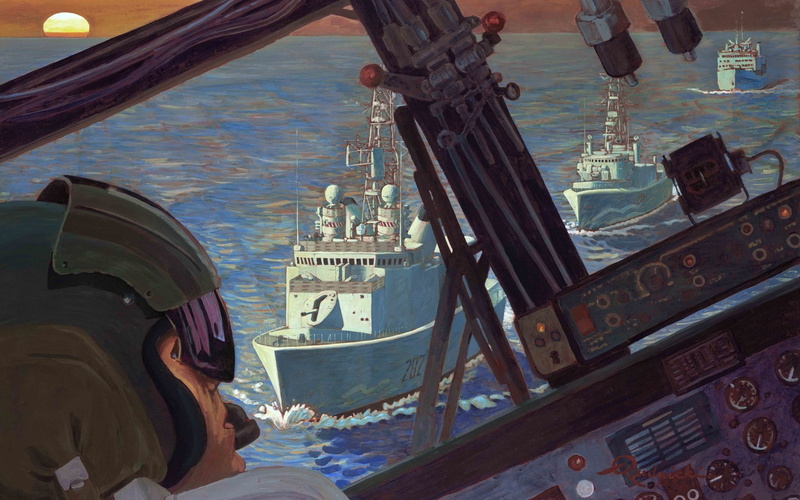 rudnicki, military, persian, aircraft, pilot, 1080P, gulf, richard, cockpit, navy, war, art