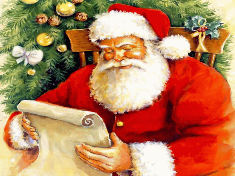 beard, clothes, long beard, winter, art, claus, red, long, santa, santa claus, red clothes, 480P
